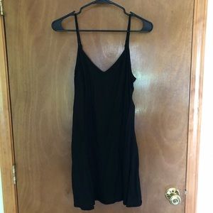 Black camisole dress